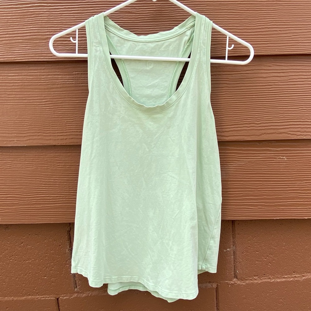 Lululemon Lime Green Workout Casual Top - Size 6
